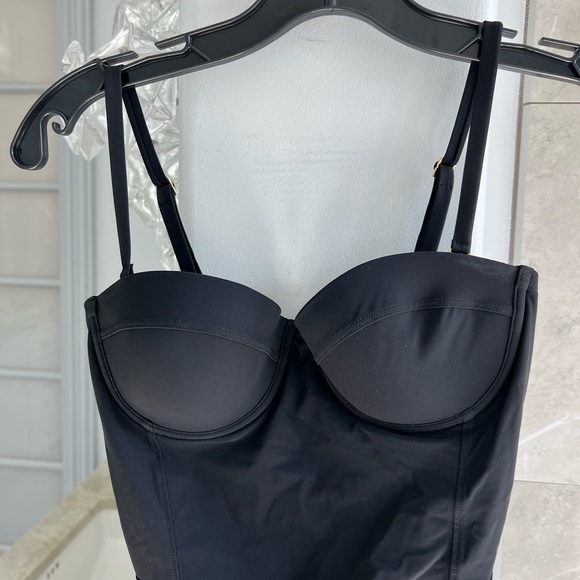 Tory Burch Lipsi Convertible One-Piece Swimsuit Black - Picture 6 of 15